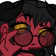 pizzap1Huh: Pizza peering over their glasses