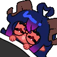 pizzap1Sleeping: Pizza asleep on a pillow